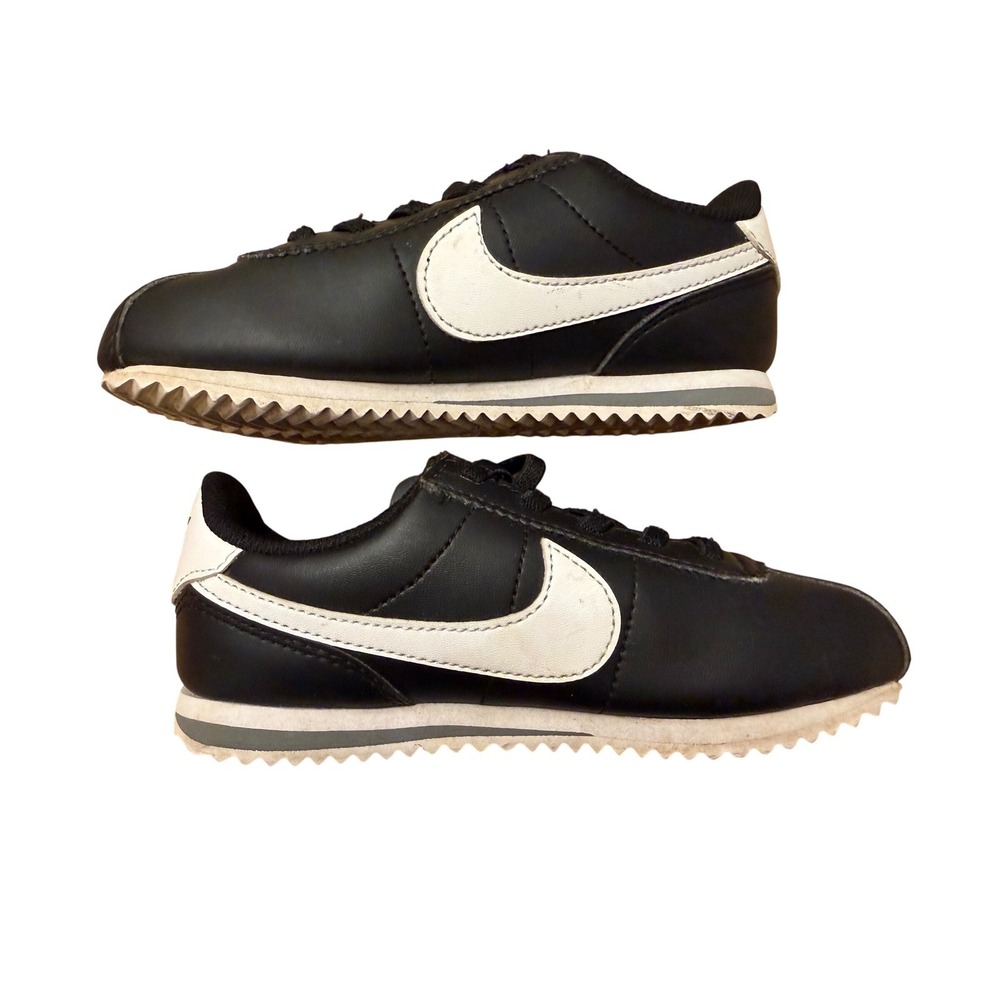 Nike Cortez Basic SL Toddler Black White Sneakers